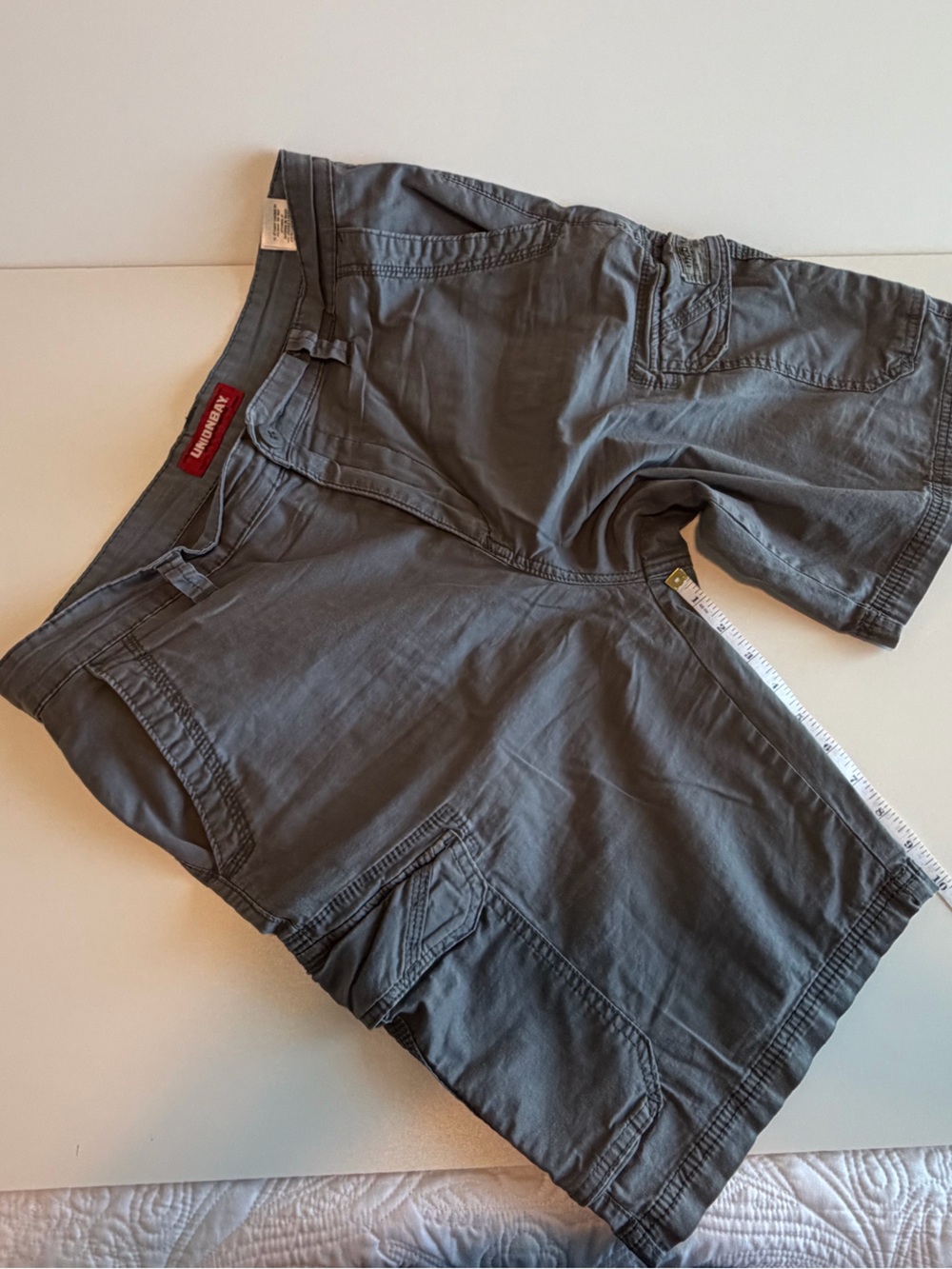 UNIONBAY Men's Charcoal Cargo Shorts